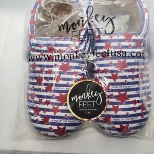 Monkey Feet Shoes -Toddler Size 2-3Y Home of the Brave